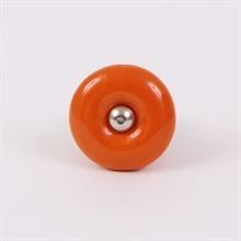 Orange klassisk knop - 10 stk.